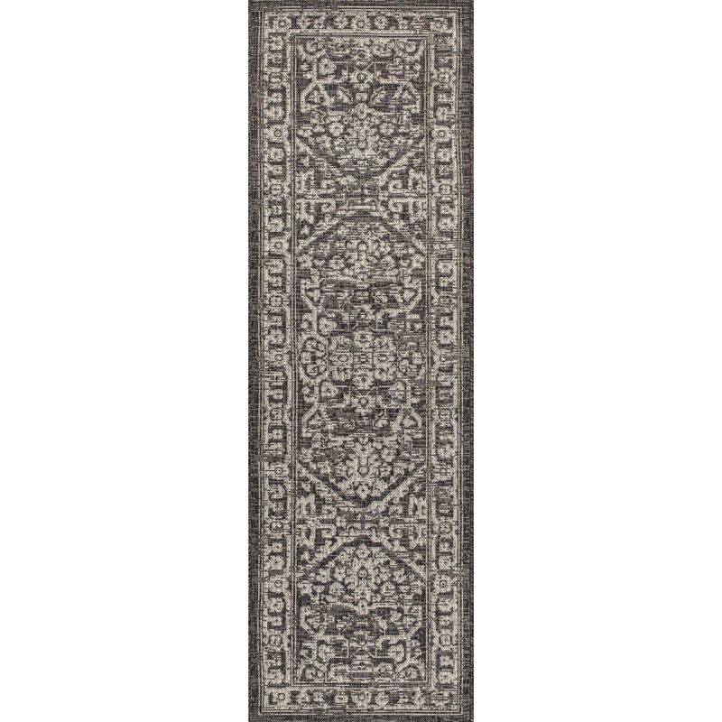 Malta Bohemian Medallion Textured Weave Area Rug