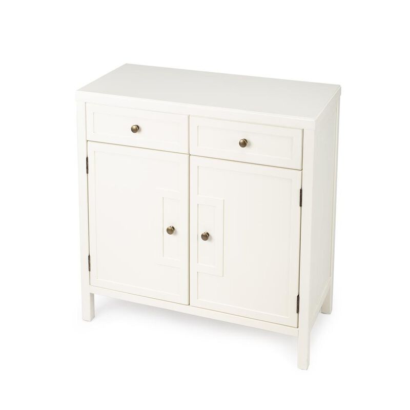 Butler Specialty Imperial Wood Accent Cabinet, White