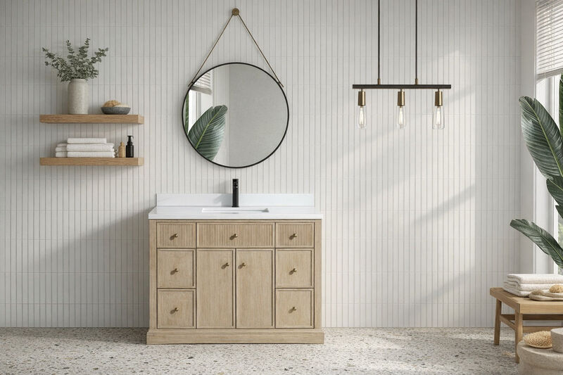 Redondo 42" Bathroom Vanity Ash Oak image number 1