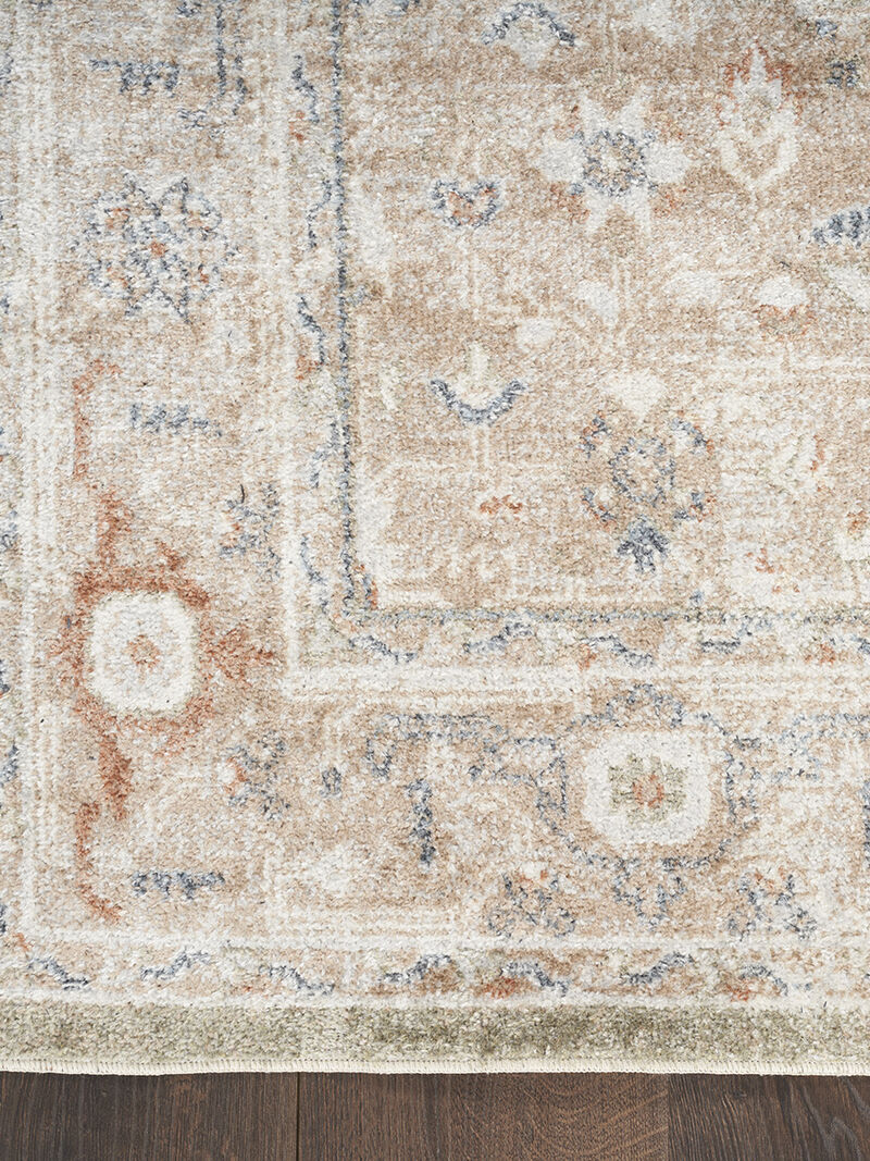 Astra Machine Washable ASW11 Sage/Multicolor 3'3" x 5' Rug