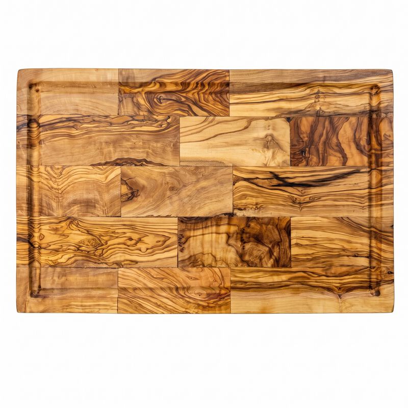 Multi-Purpose Large Olive Wood Serving and Cutting Board &ndash;Charcuterie Platter & Carving Board image number 6