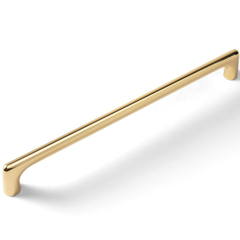 Shining Golden Cabinet Pull Modern Minimalist Style Cabinet Handle Drawer Handle Wardrobe Cabinet Door Handle 7.6''' Hole Center