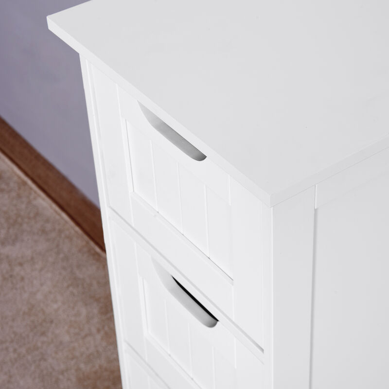 Streamdale Bathroom Storage Cabinet, Freestanding Cabinet With Drawers