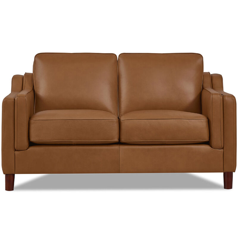Bella Top Grain Leather Loveseat