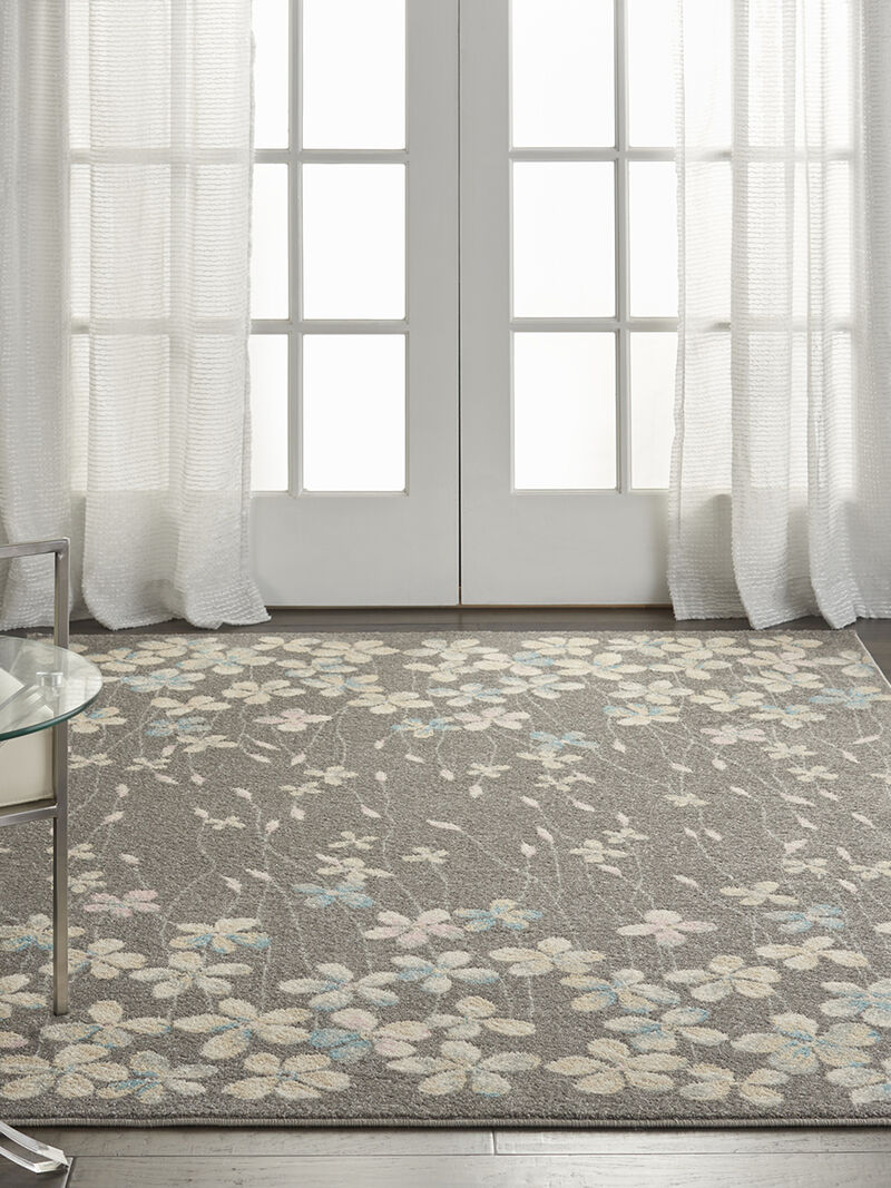 Tranquil TRA04 Gray/Beige 6' x 9' Rug