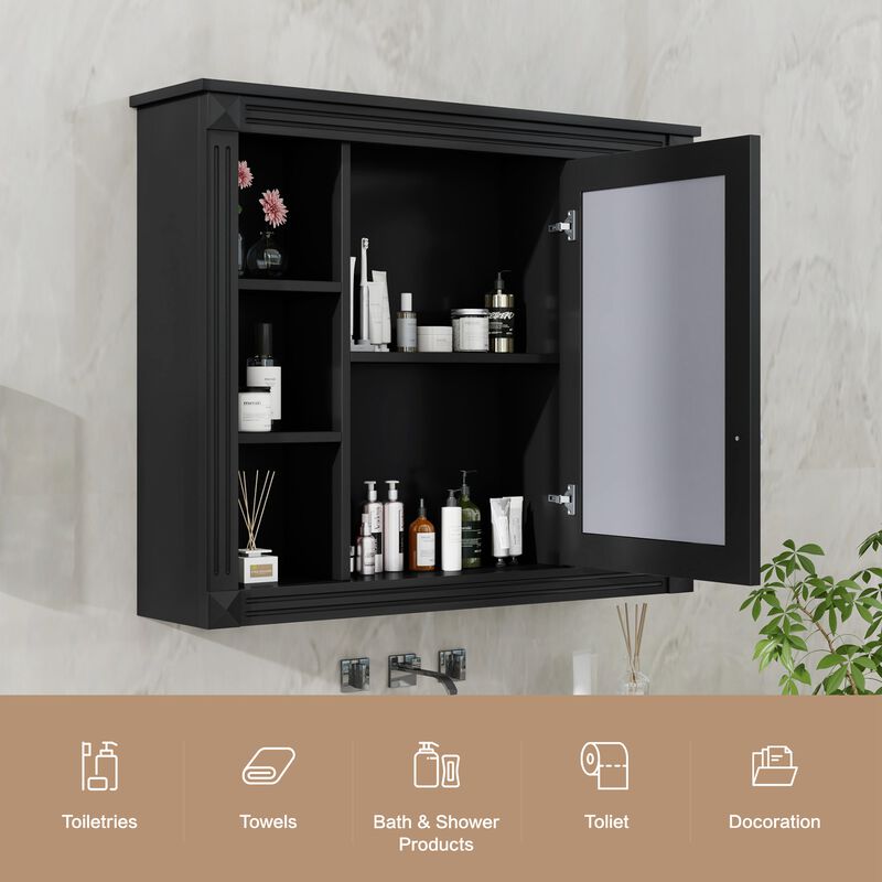 Merax Wall Mounted Bathroom Storage Cabinet