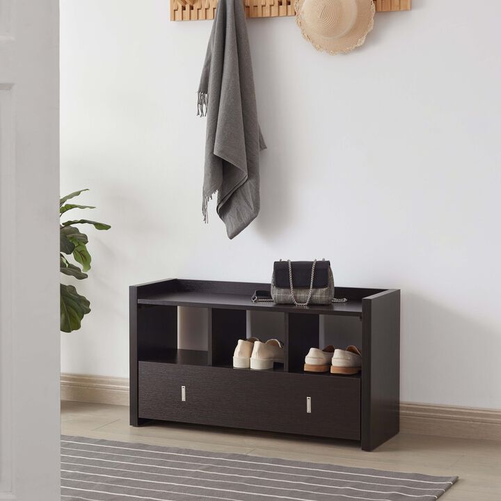 Streamdale Shoe Bench Red Cocoa