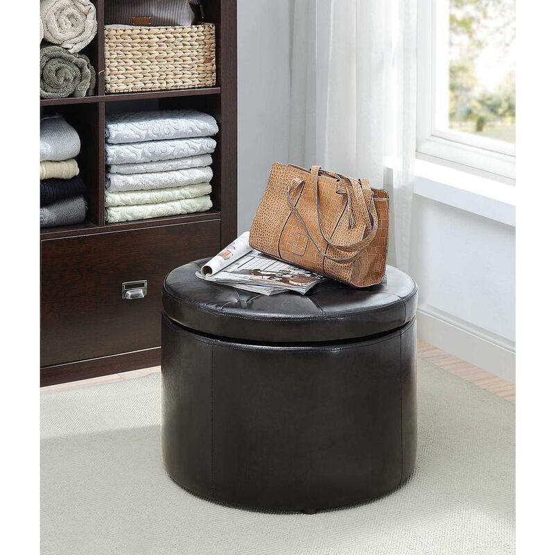 Convience Concept, Inc. Designs4Comfort Round Shoe Ottoman