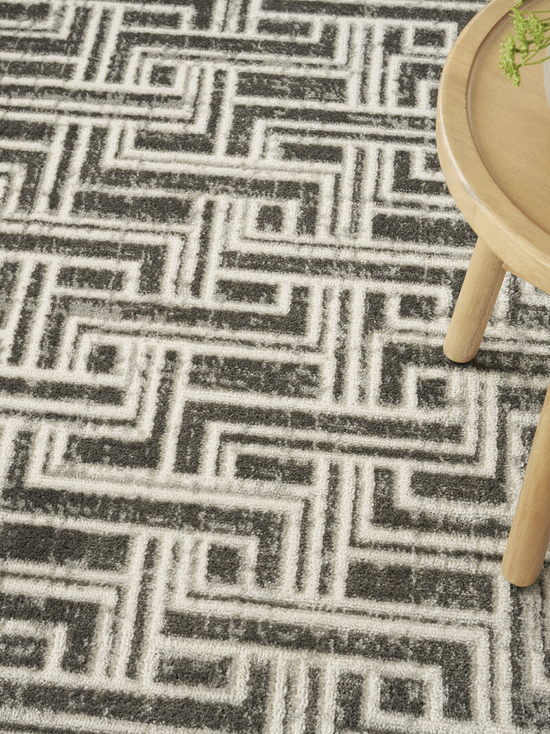 Serenity Home SRH04 Gray/Ivory 9' x 12' Rug