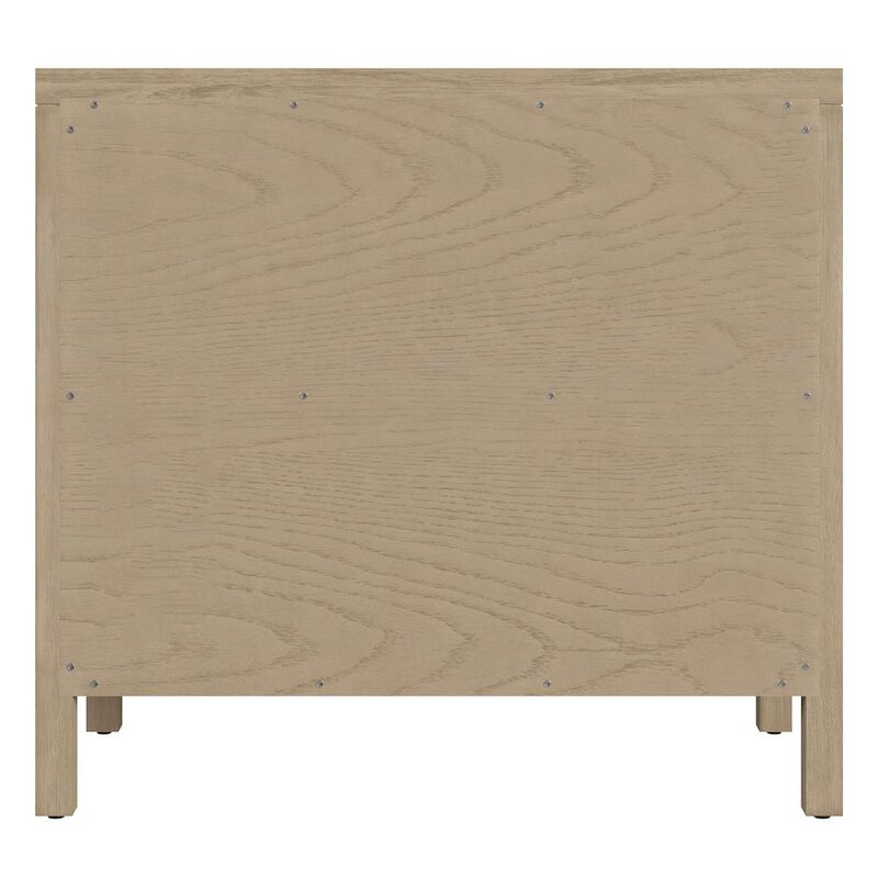 Butler Specialty Nora 34 in. W Wood 3 Drawer Chest, Light Brown image number 5