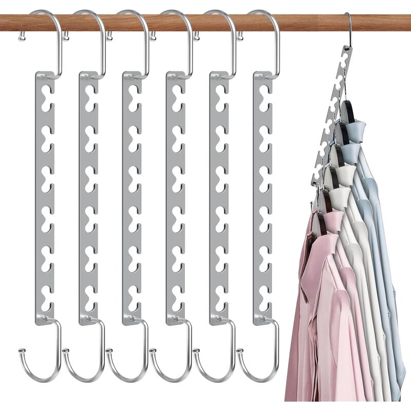 12-Pack Shoe Slots Organizer | Adjustable 3-Level Shoe Stacker Space Savers image number 0