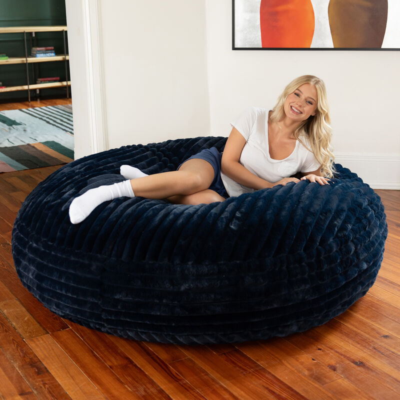 Jaxx 6 Foot Cocoon - Large Bean Bag Chair for Adults, Mondo Fur image number 2