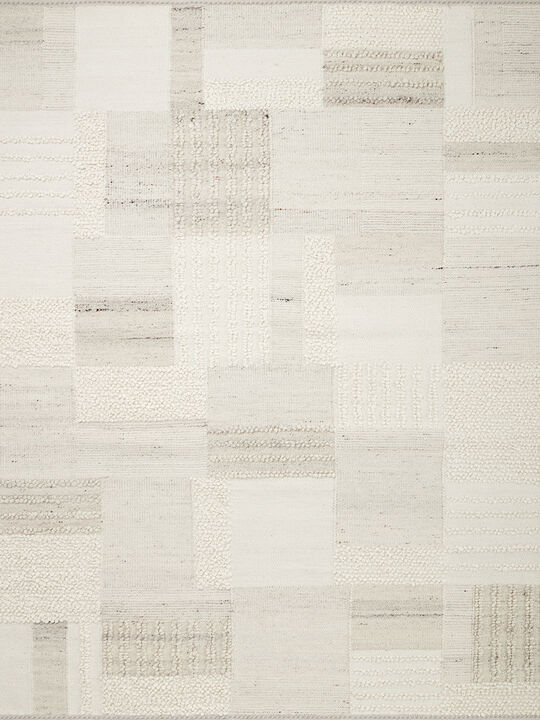 Manfred MAN01 Ivory/Pebble 8'6" x 11'6" Rug