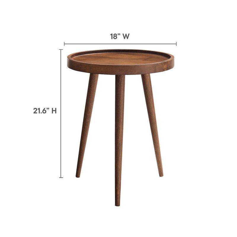 Chiro Round Wood Side Table image number 2