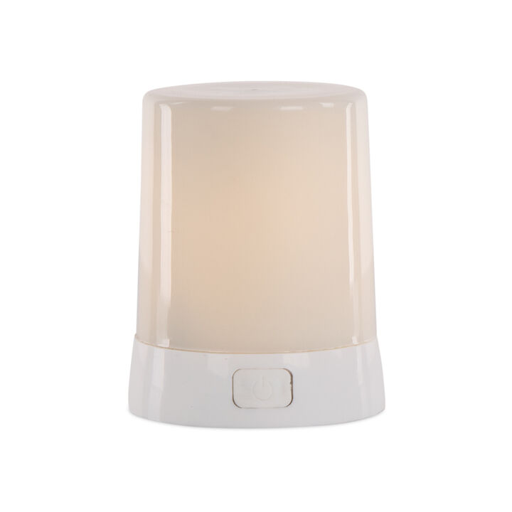 HomeRoots 3" White Flameless Designer Candle