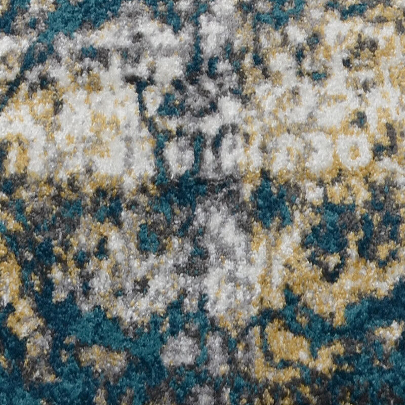 RUGSOTIC CARPETS MACHINE MADE HEATSET POLYPROPYLENE AREA RUGS  - Rectangle Shape, Floral Modern Design, Midium Pile Machine Made Area Rugs (M00006) image number 5