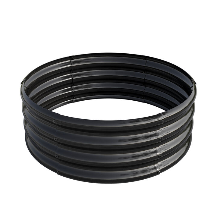 Streamdale Tall Round Metal Raised Garden Bed for Outdoor Vegetables