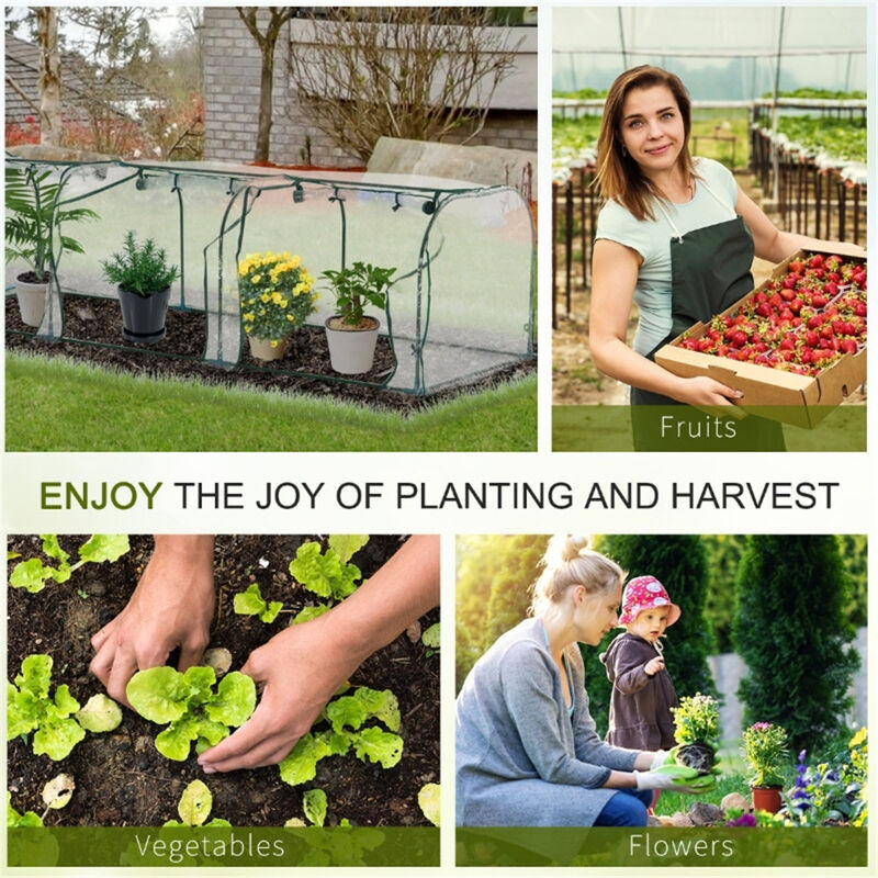 Portable PVC Mini Greenhouse for Indoor and Outdoor Gardening