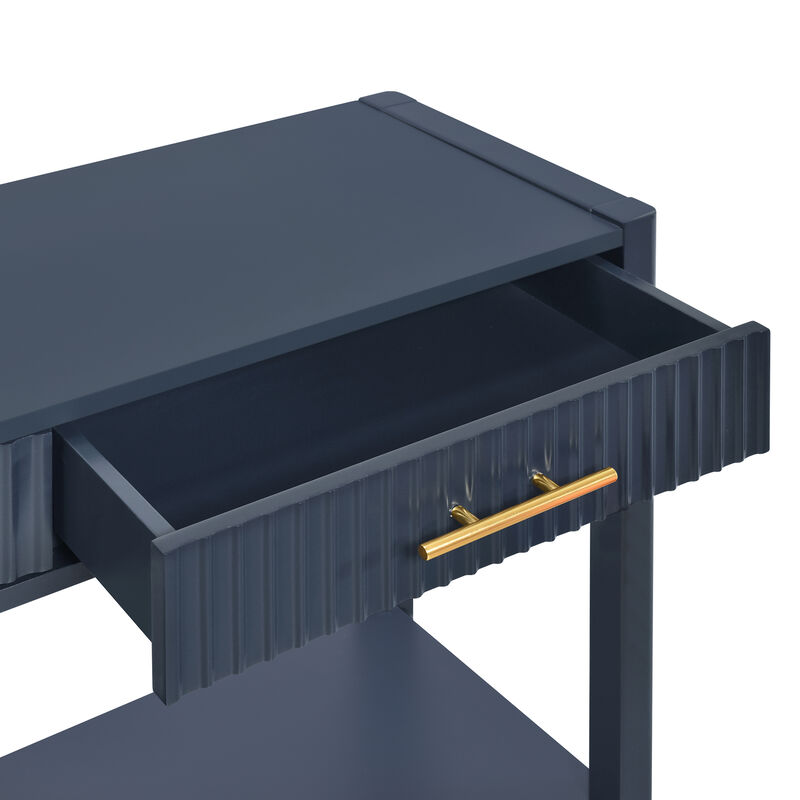 Merax Entryway Console Table with Drawers image number 5