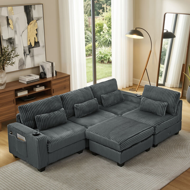 Hutamp Modular Sectional Sofa image number 4