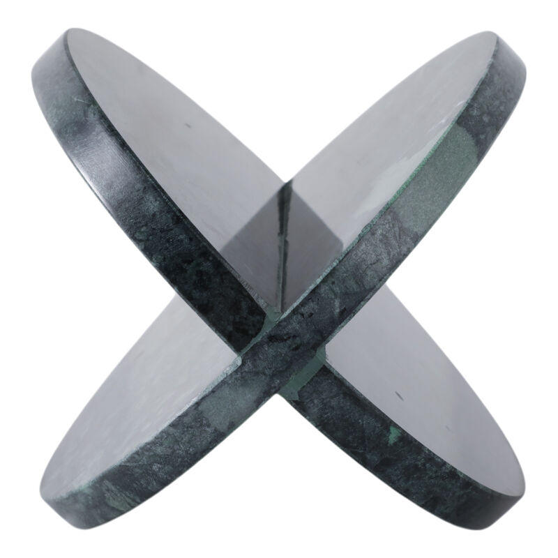 8x8" Marble Geo Object, Green image number 0