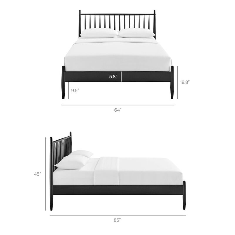 Zane Queen Size Spindle Bed image number 2