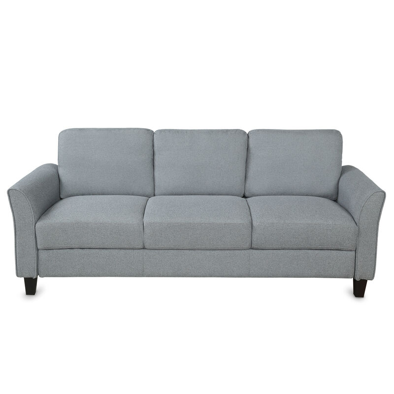 3-Seat Sofa Living Room Linen Fabric.