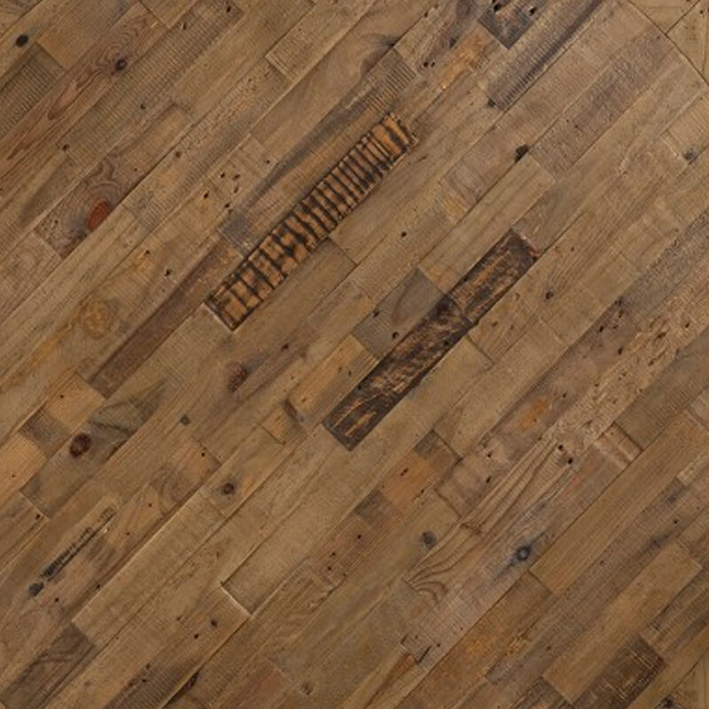 Round Solid Pine Dining Table With Aesthetic Base Brown image number 3
