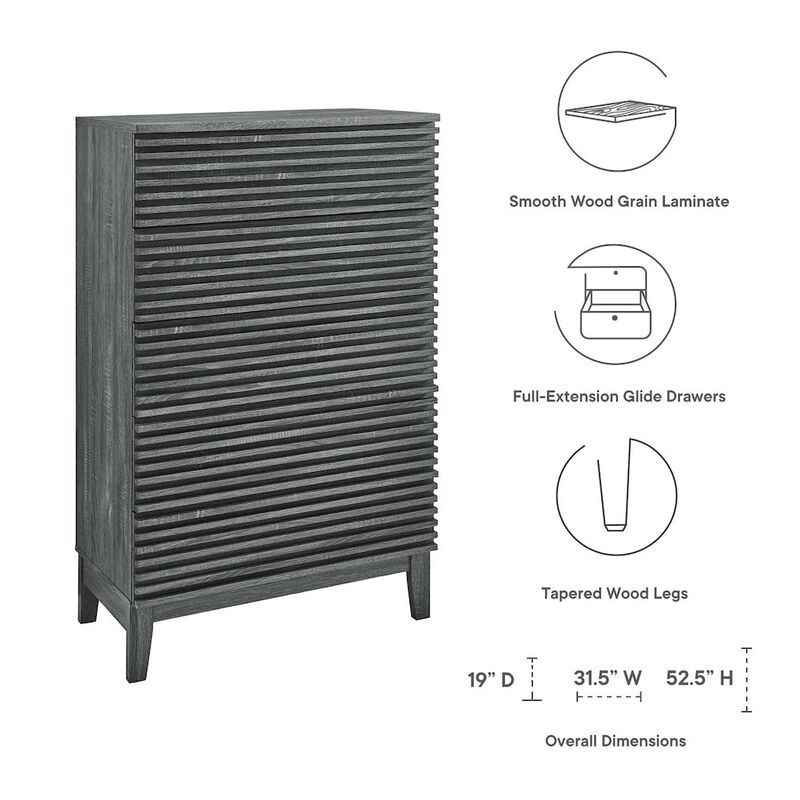 Render 5-Drawer Dresser Chest image number 1