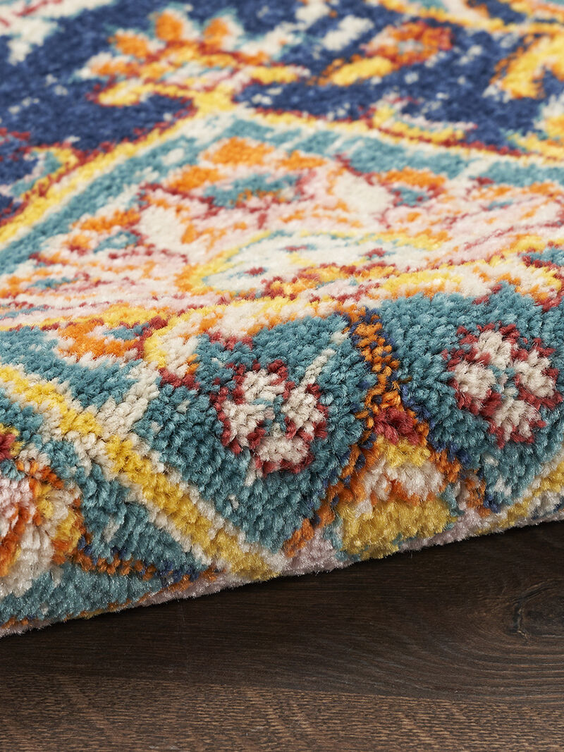 Passion PSN22 Navy/Multicolor 8' x 10' Rug