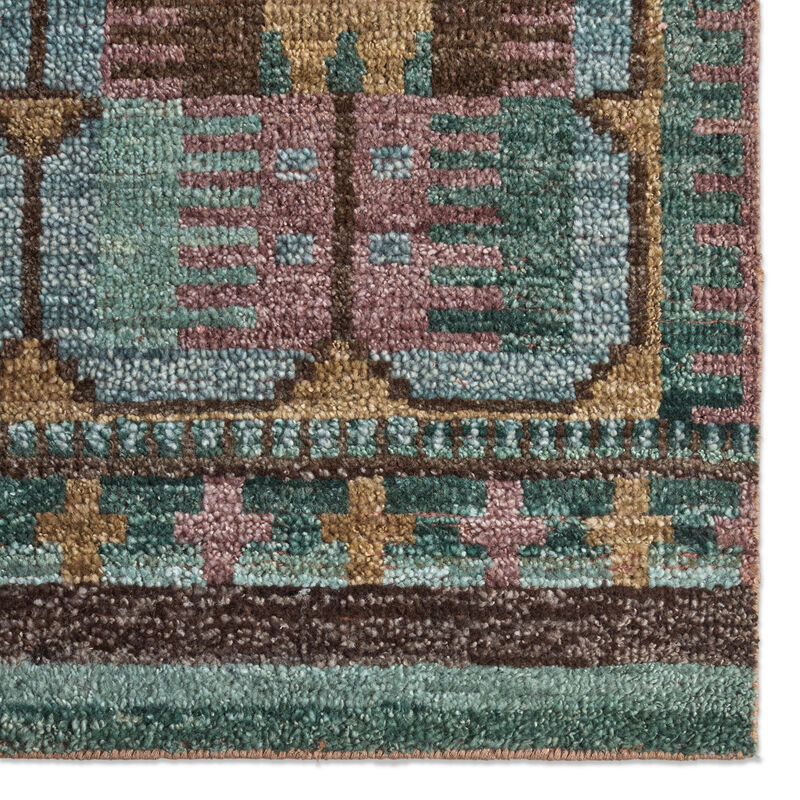 Hazan  Romy Sea Moss 3'X10' Runner Rug image number 2