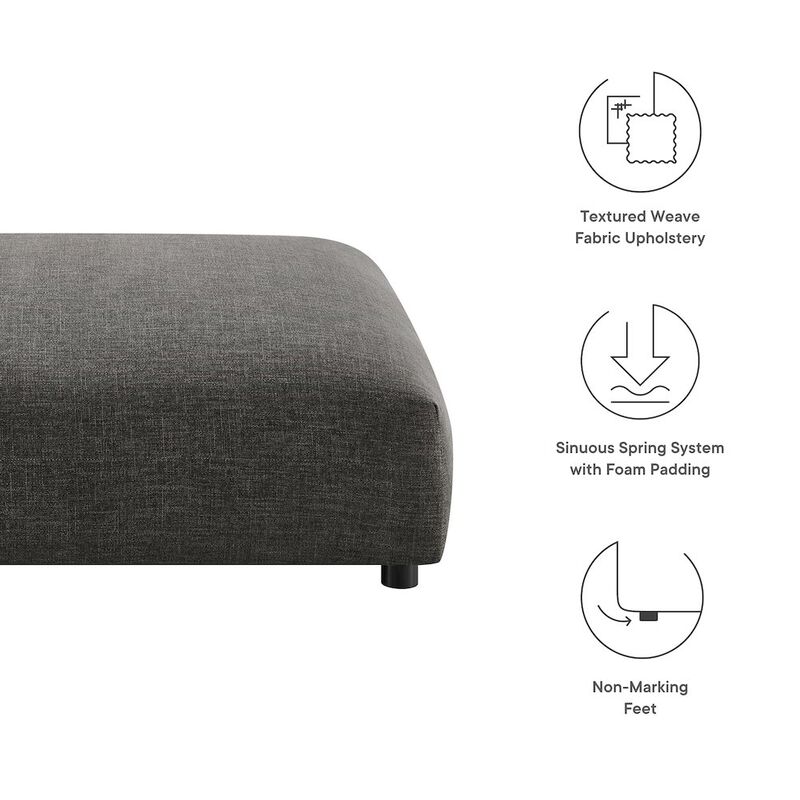 Modway Solace Modular Upholstered Fabric Ottoman image number 1