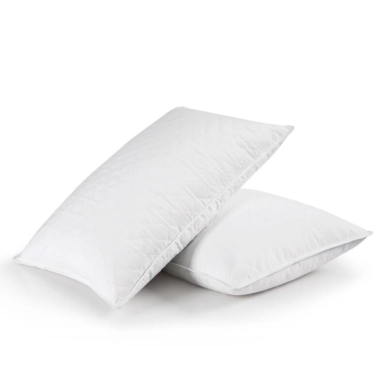 Hivvago Set of 2 Machine Washable Down Feather Blend Pillow