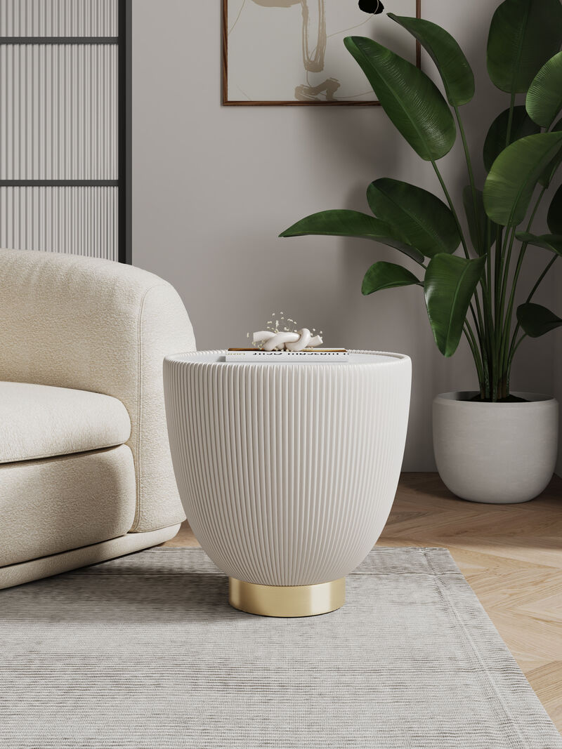 Anderson Cream End Table