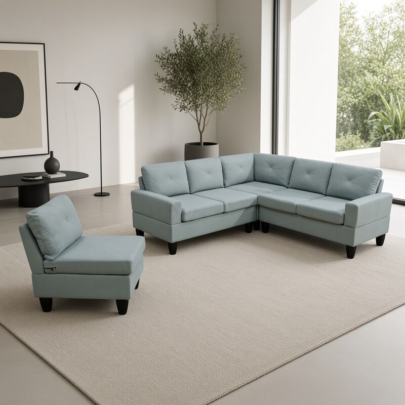 Jirji Modular L-Shaped Sectional Sofa image number 2