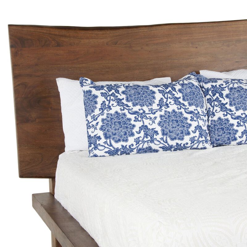 World Interiors Nottingham Queen Bed in Walnut Finish image number 2