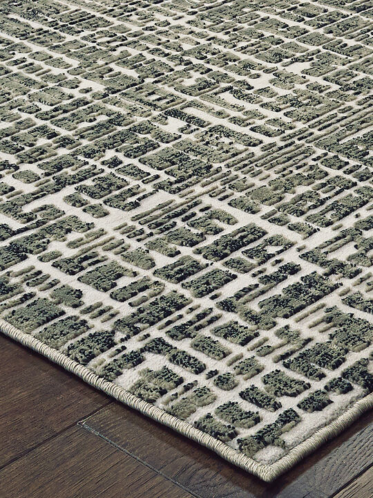 Bowen 2066W 2'3" x 7'6" Grey Rug