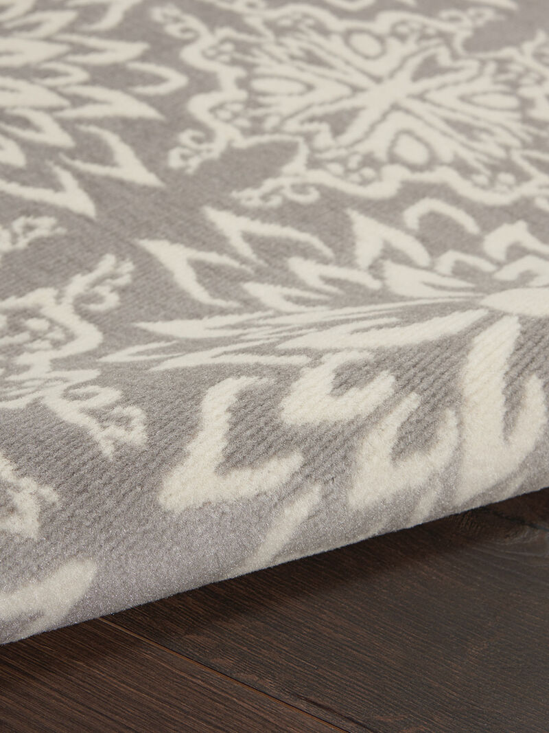 Jubilant JUB06 Ivory/Gray 5'3" x 7'3" Rug