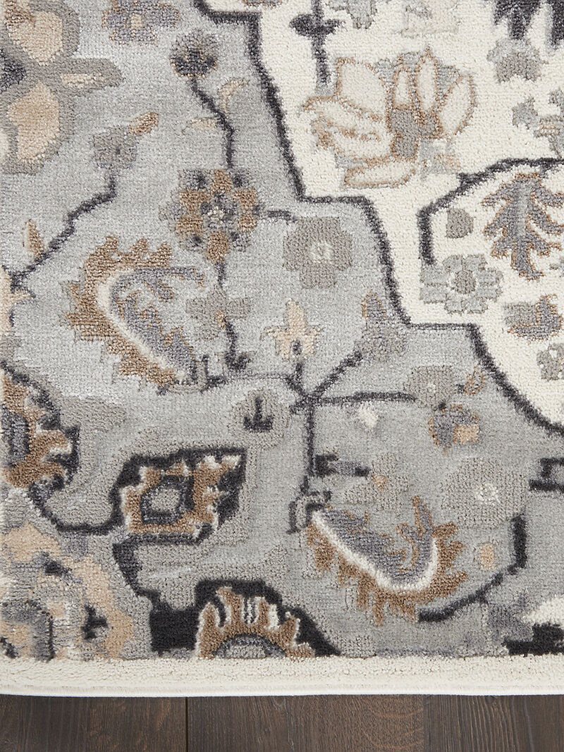 Elation ETN09 Ivory/Gray 6' x 9' Rug