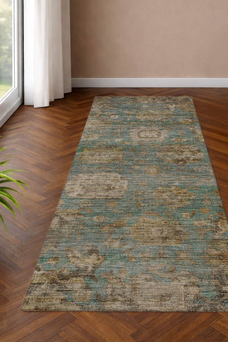 Aristo AR7 Teal 9' x 12' Rug image number 4