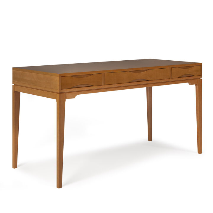 Harper SOLID HARDWOOD Mid Century Modern Wide Desk