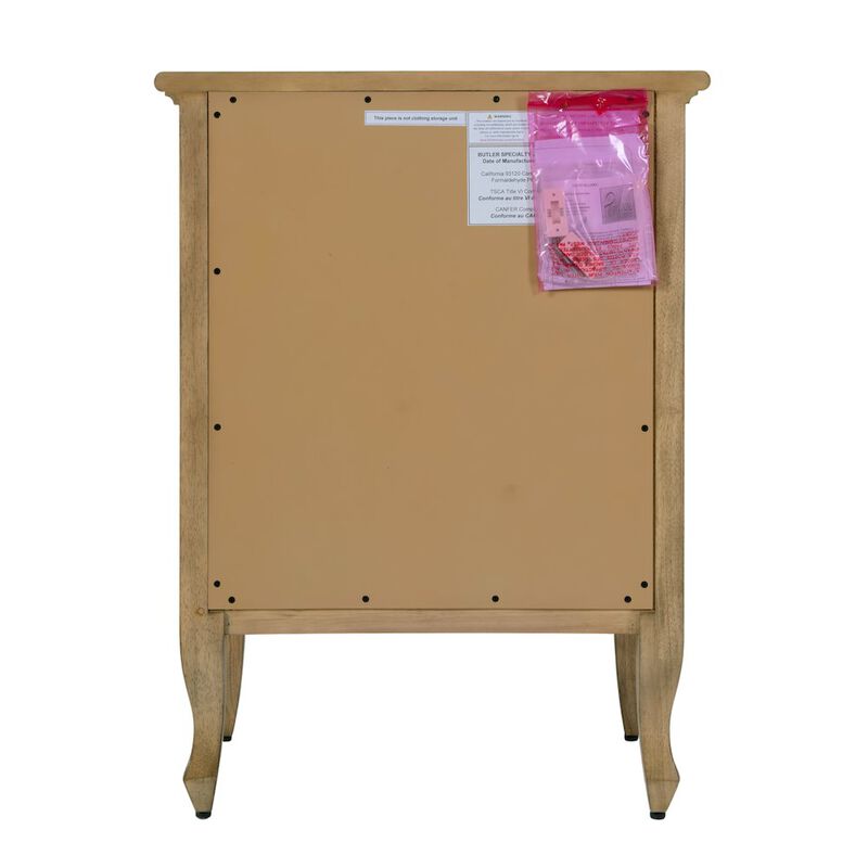 Butler Specialty Nigel 21.5 in. W Rectangular Wood 3 Drawer Accent Chest image number 7