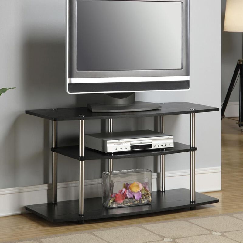 Convience Concept, Inc. No Tools 3 Tier Wide TV Stand for TVs up to 46 Inches