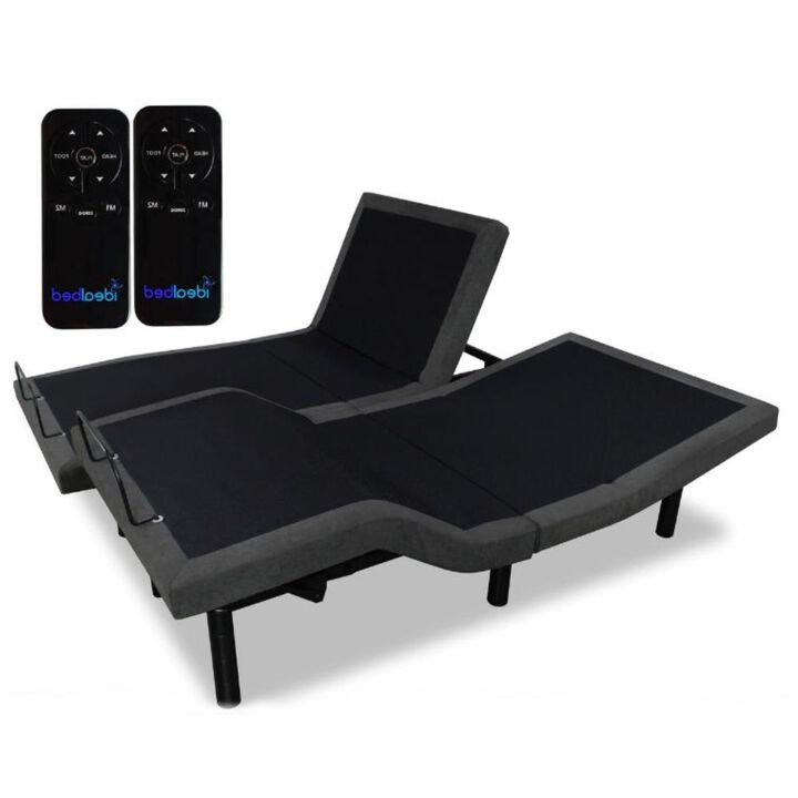 Hivvago Split King Adjustable Bed Frame Base with Wireless Remote