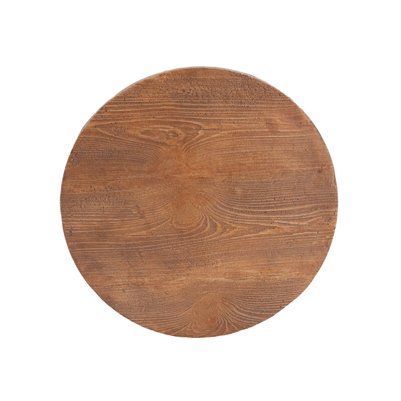 Christopher Knight Home Gorou Rustic Outdoor Three-Legged Lightweight Concrete Side Table image number 5