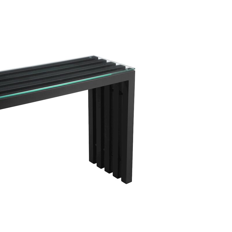 Pangea Home Vlad Console Metal Black