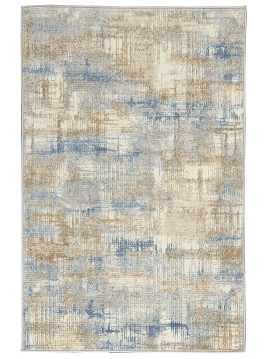 CK950 Rush CK951 Blue/Beige 3'2" x 5' Rug