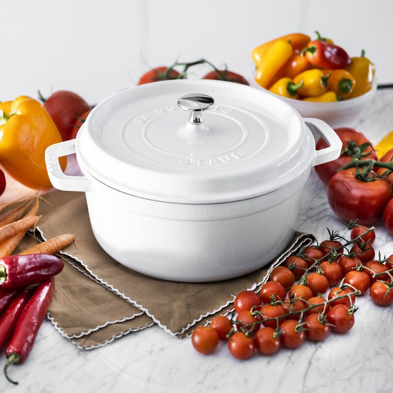 Staub Cast Iron 4-qt Round Cocotte