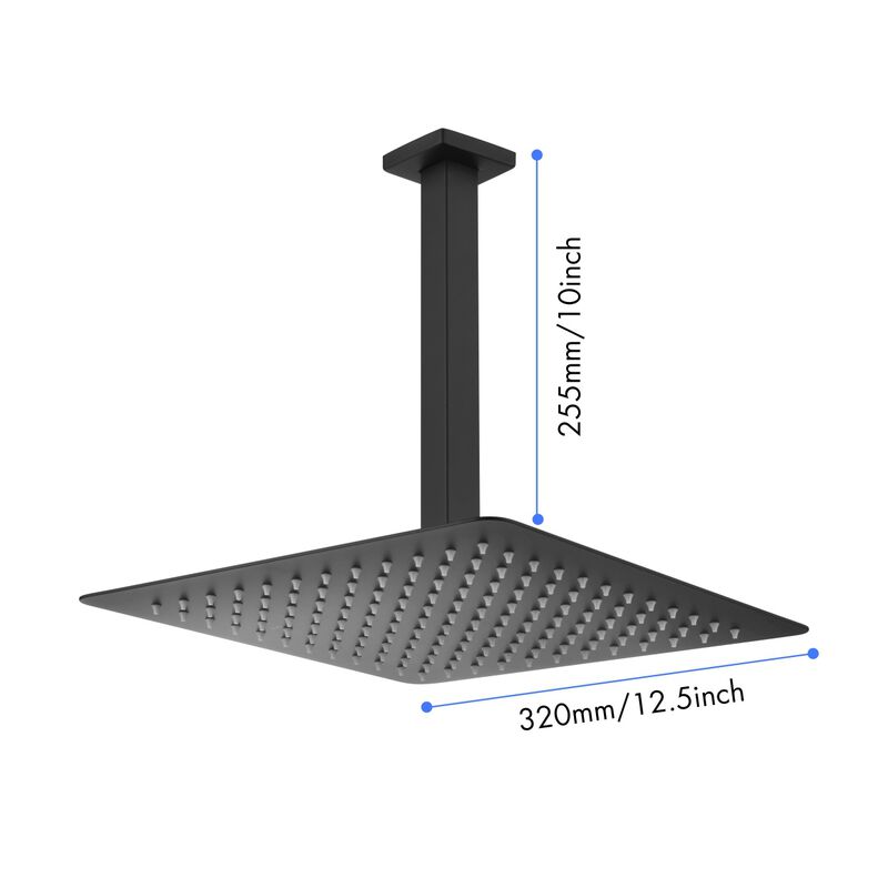 Rain Shower Head High Pressure Rainfall Showerhead Water Saving 0002