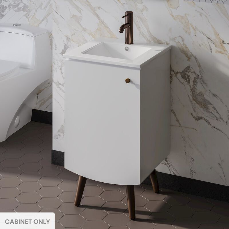 Manoir 18 Bathroom Vanity in White Cabinet Only image number 1